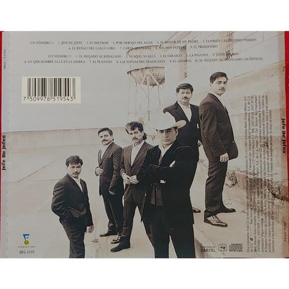 Los Tigres Del Norte Jefe De Jefes NM CD 2003 - Picture 2 of 5